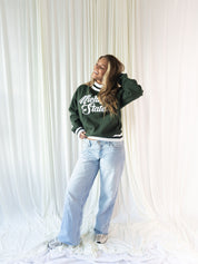 Michigan State Varsity Mockneck
