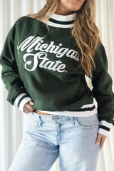Michigan State Varsity Mockneck