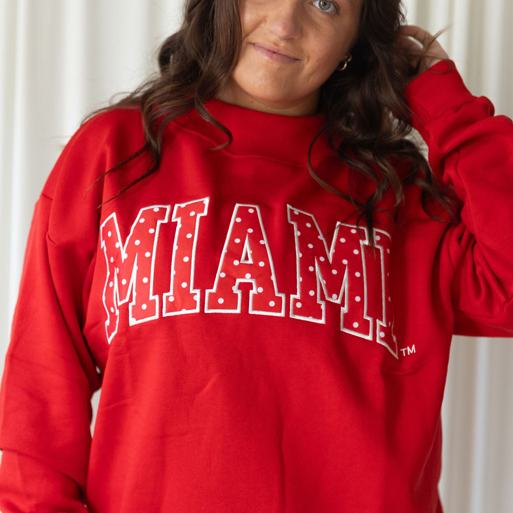 Miami University Marquee Mockneck