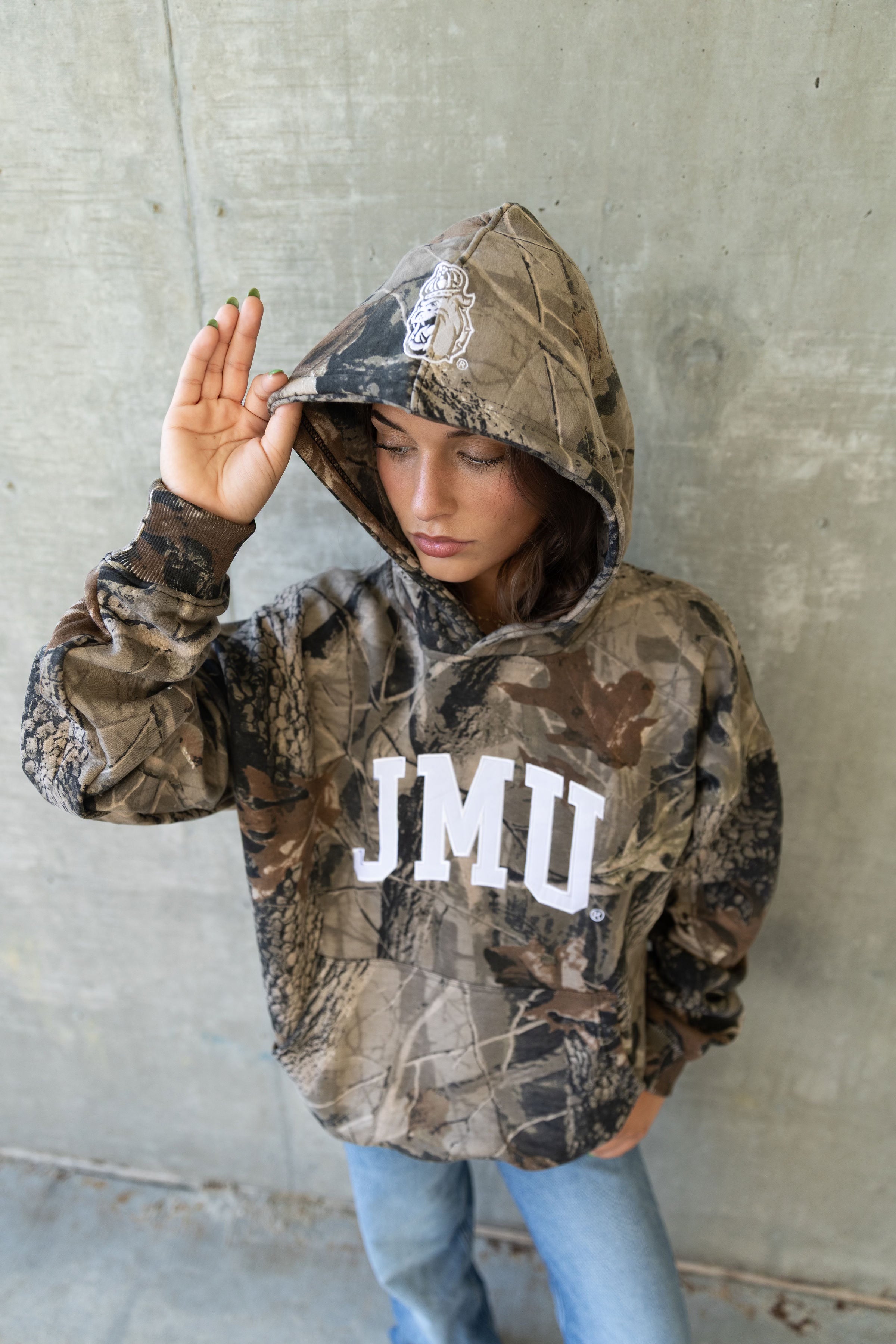 JMU Camo Hoodie