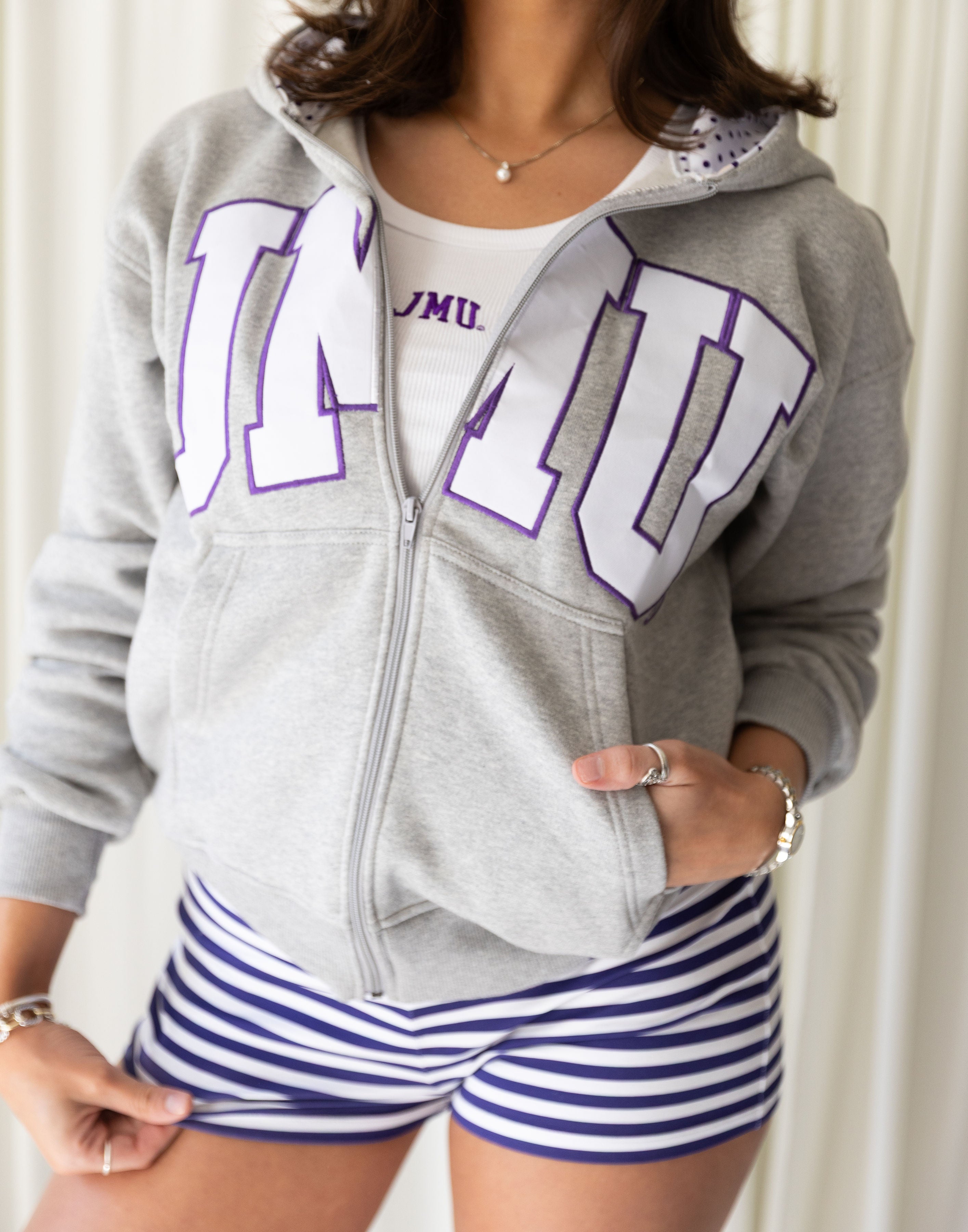 JMU Campus Zip Hoodie