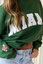 Miami Palm Mockneck