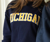 University of Michigan Marquee Mockneck