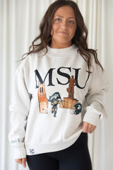 Michigan State Special Pop-Up Mockneck