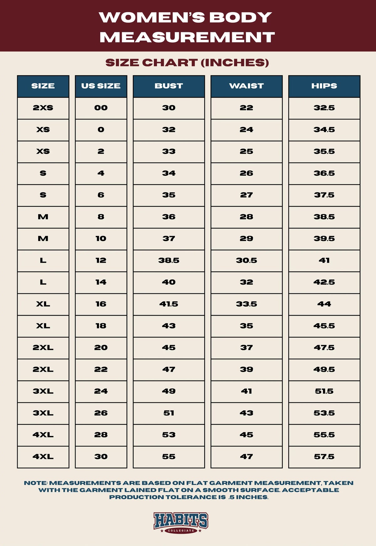 Size Guide