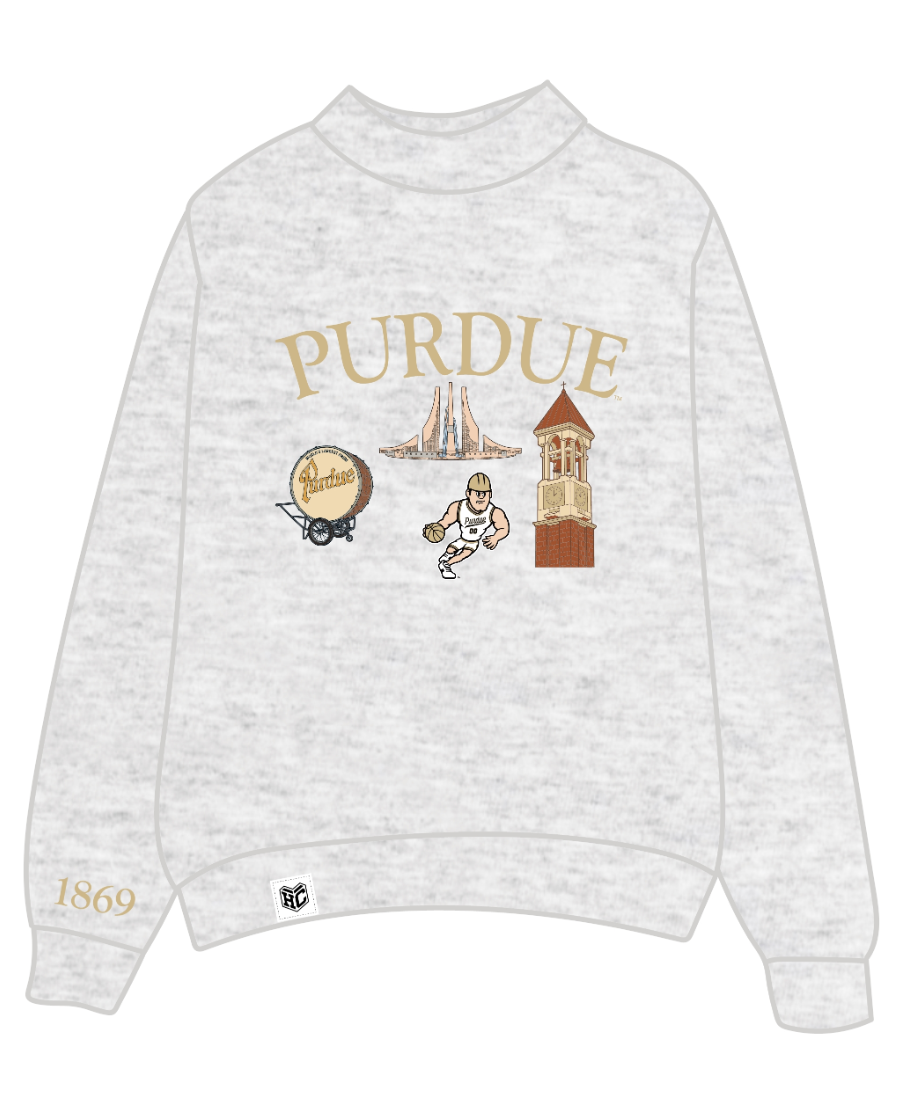 Purdue Icon Mockneck