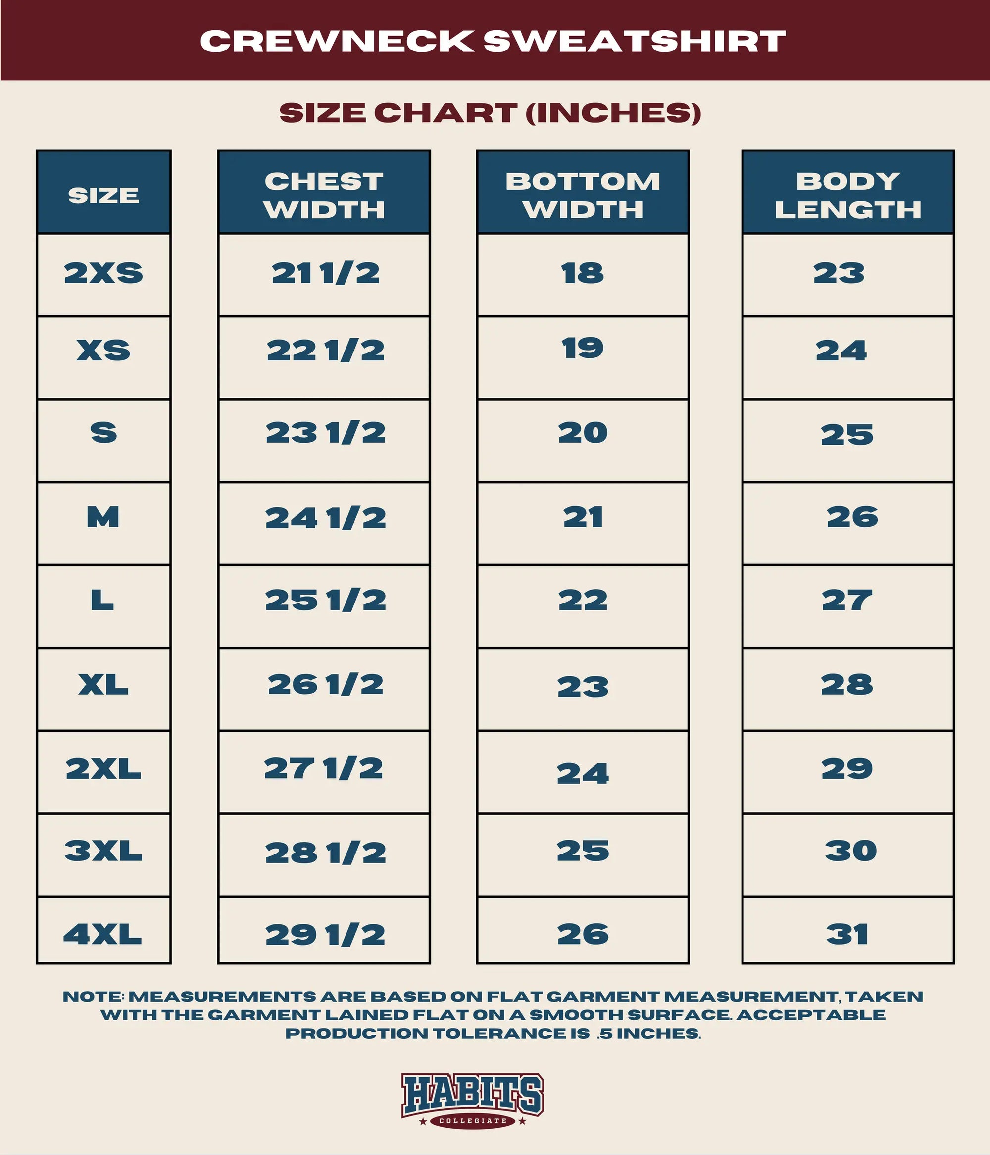 Size Guide