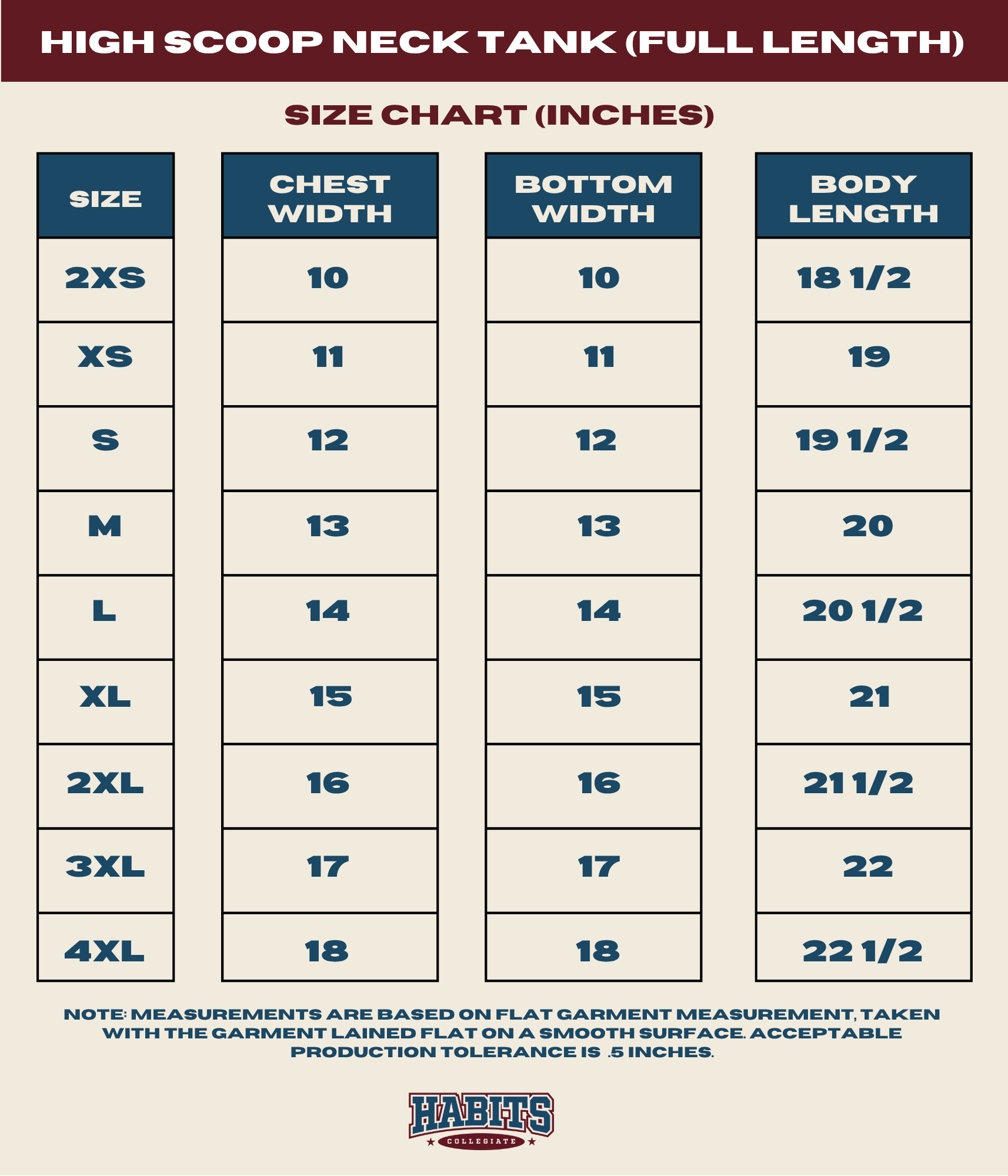 Size Guide