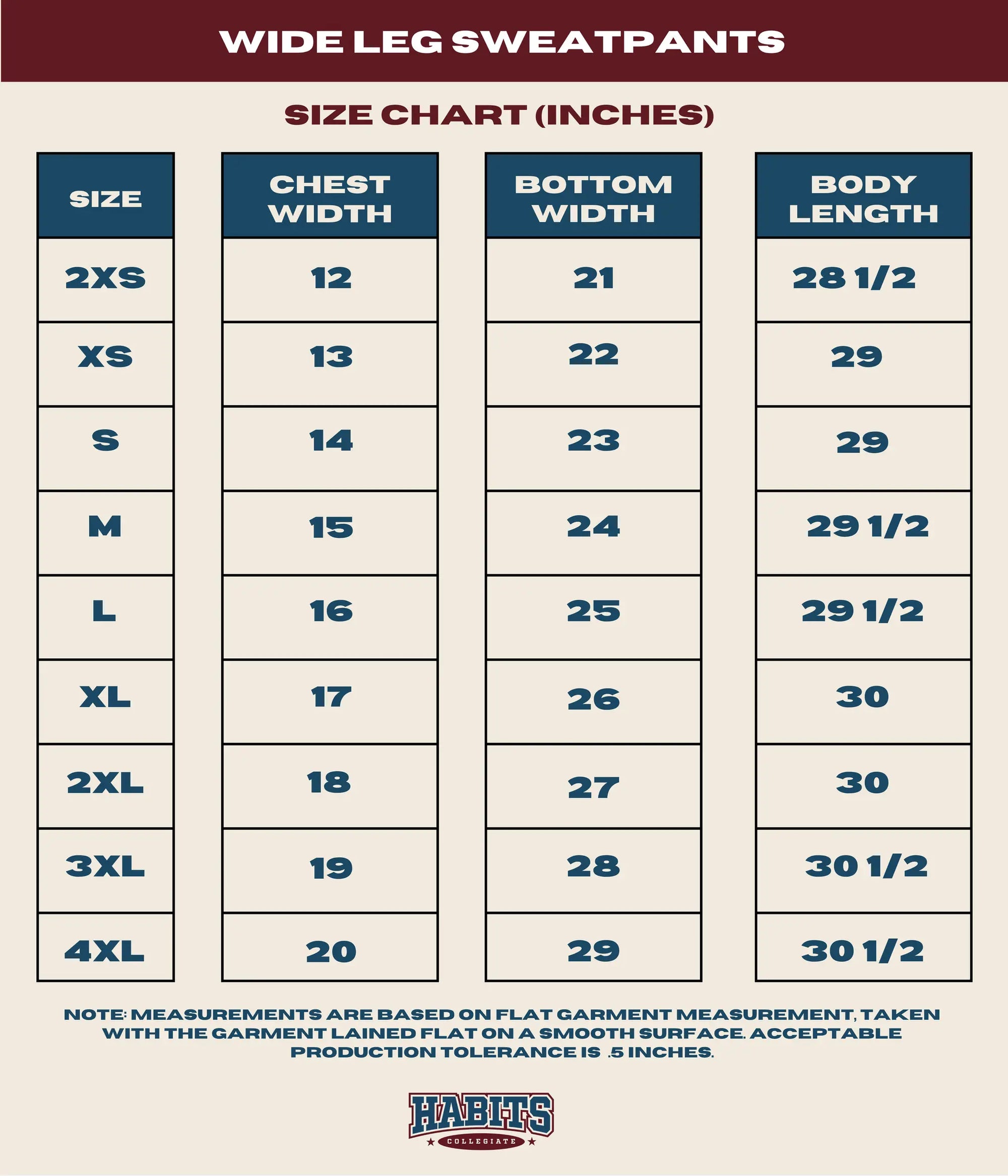 Size Guide